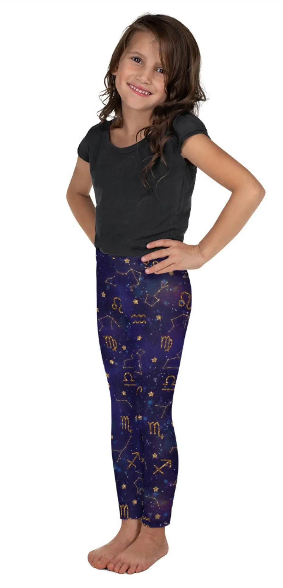 Zodiac Signs Kid's Leggings